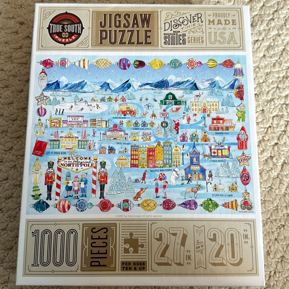True South 1000 piece holiday puzzle